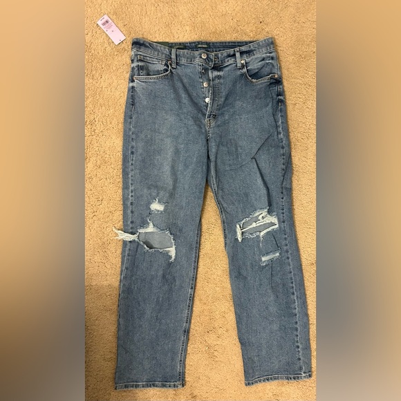 NWT Wild Fable Super High Rise Straight Jeans 16 / 33 - Picture 1 of 6